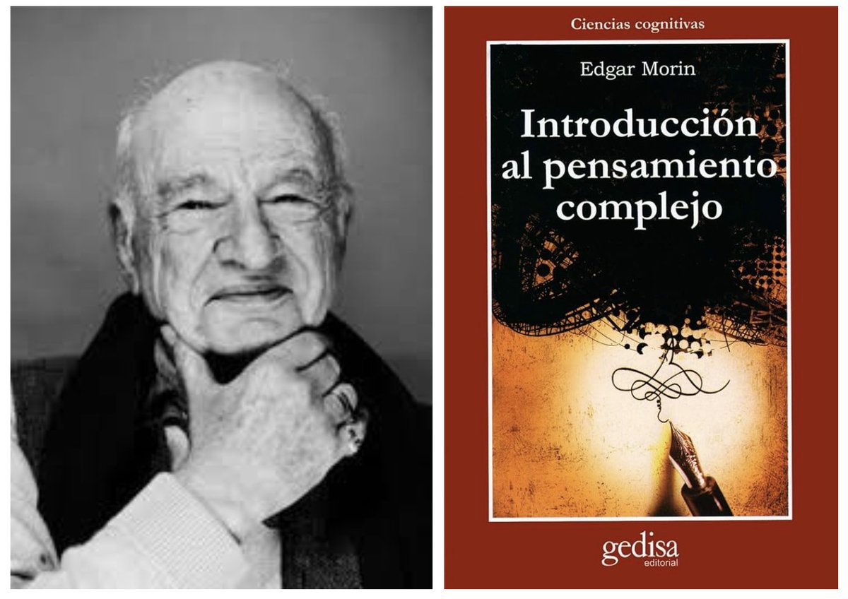 GerardoMunck's tweet photo. Recordando a Edgar Morin

El influyente sociólogo y filósofo francés Edgar Morin falleció ayer en París.

En este libro, uno en una vasta obra, elaboró sus ideas sobre la complejidad y el pensamiento complejo.

Descarga: https://t.co/l4FWM4OMA2 https://t.co/IZrP3UrTAB