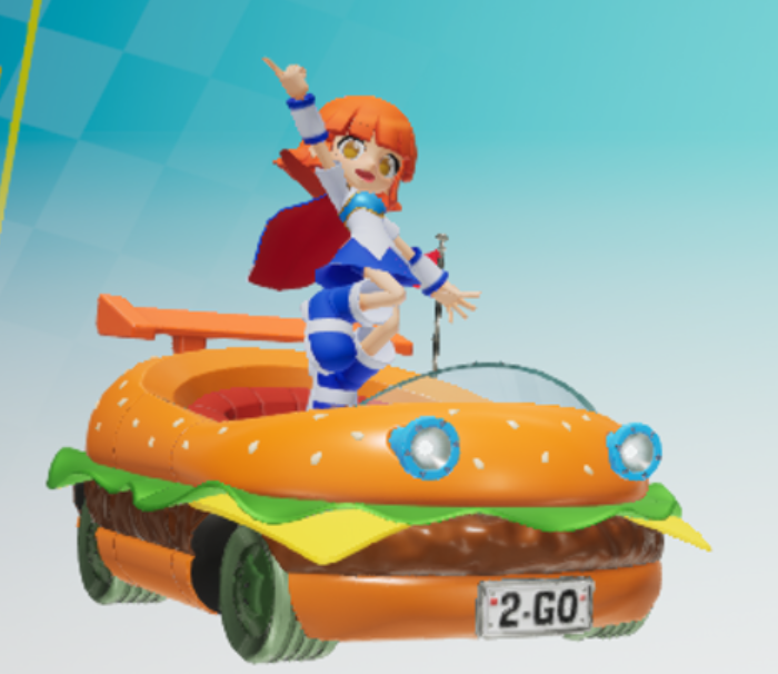 MiniP7's tweet photo. In Sonic Racing: CrossWorlds, the Patty Wagon appears as vehicle in the SpongeBob SquarePants DLC.
Unlike its original counterpart from the first film, it contains an orange spoiler on the back. 
This is actually a detail taken from a RC Toy released back in 2015. https://t.co/gJKCcbkJO5