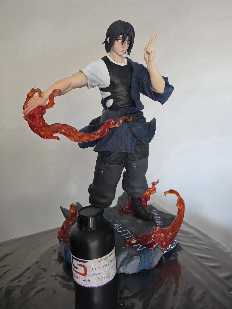 aku3dprinter's tweet photo. Project benimaru done ! #fireforce #benimaru https://t.co/0we9l6ZrxW