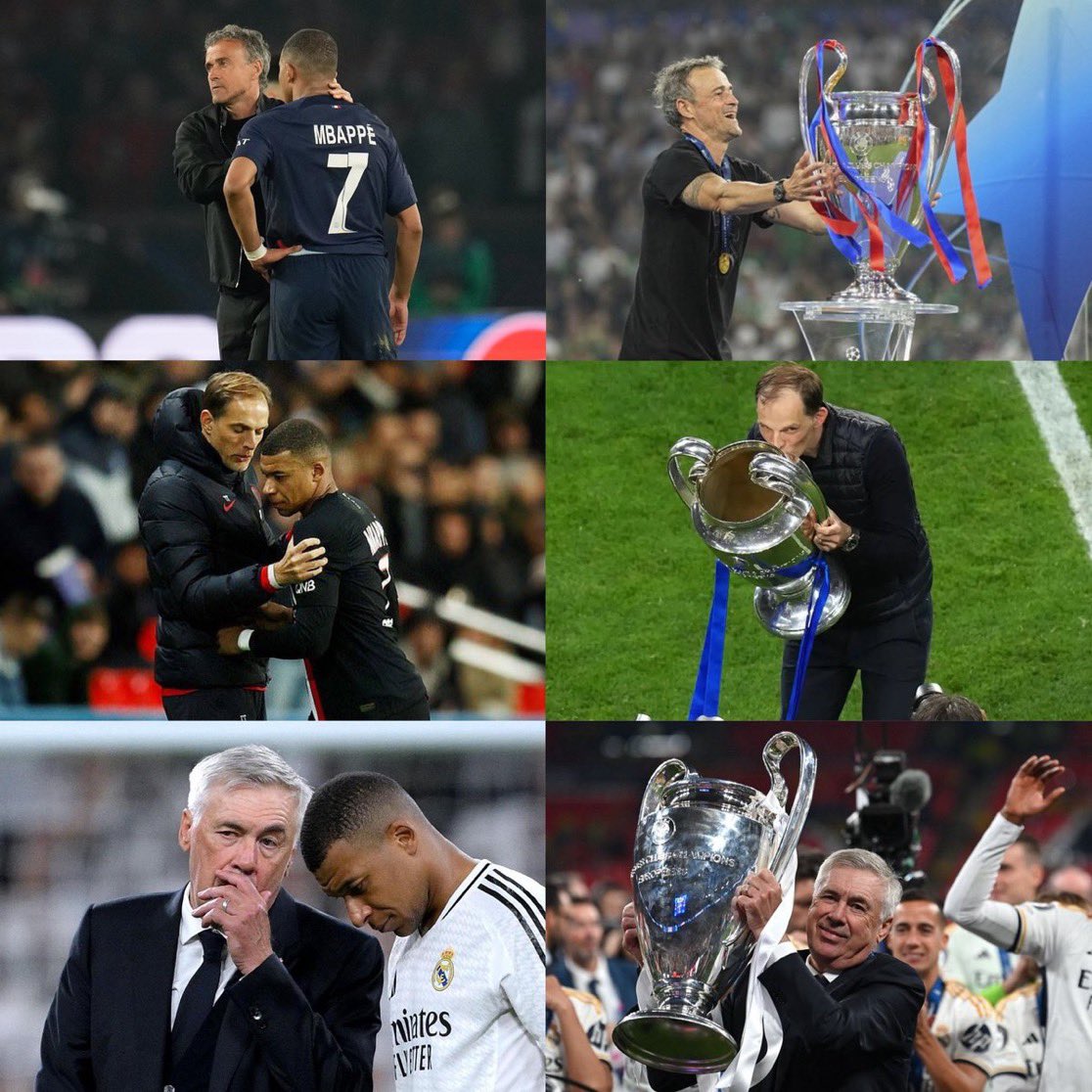 JB5Gold's tweet photo. I’m supposed to believe every manager is the problem except Mbappe https://t.co/a78mrfO9OT