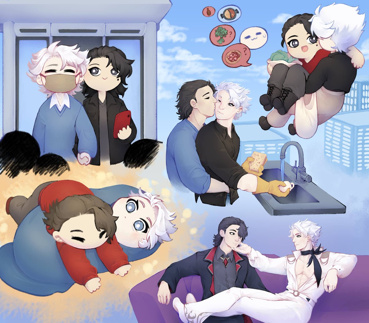 TeaCatArts's tweet photo. Wrice doodle dump #tobeherox #tbhx #wrice https://t.co/unKk00KN7X