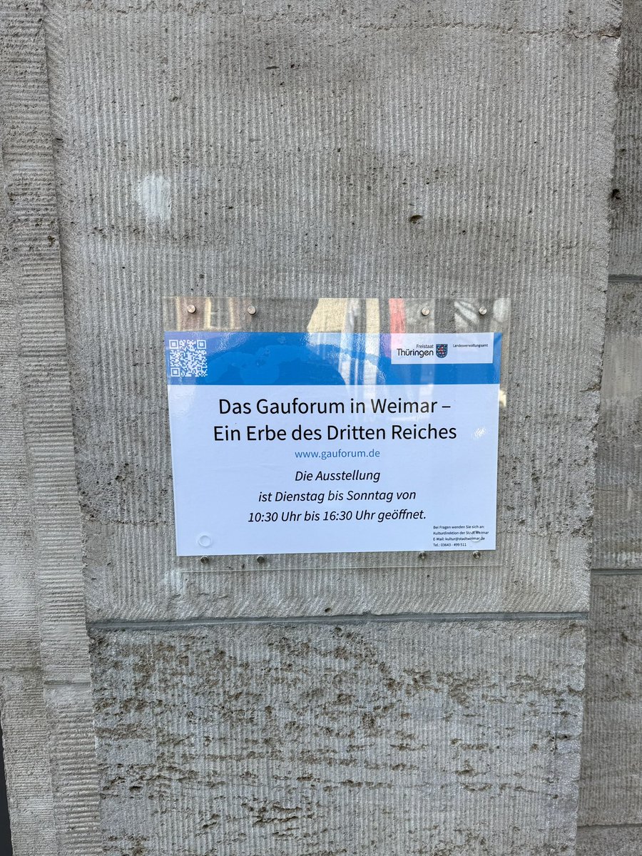 oldfox47's tweet photo. The Gauforum in Weimar

During a walk through Weimar, I visited the Gauforum—one of the most monumental architectural projects of the Third Reich era.
#weimar #Gauforum #GermanHistory #Thuringia #architecture #OpenAirMuseum #germany https://t.co/o9IY4YCenJ