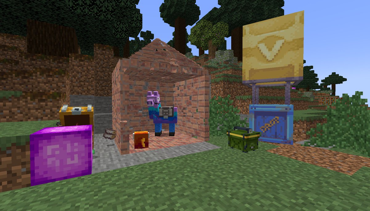 harunobits's tweet photo. New update soon #minecraft #fortnite https://t.co/qo1aAOM9Mx