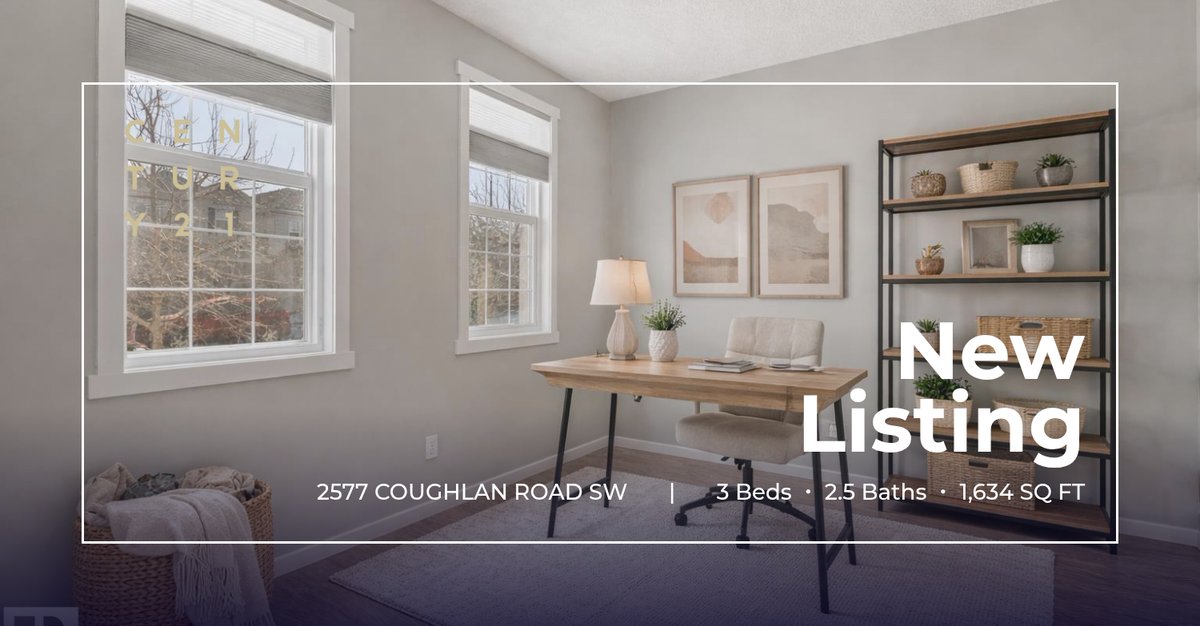 RadicalRobinson's tweet photo. 📍 New Listing 📍 Take a look at this fantastic new property that just hit the market located at 2577 Coughlan Road Sw in Edmonton. Reach out here or at (780) 965-8903 for more information!

Listed by Avril Thompson

Aaron &amp; Sharon... https://t.co/KmGmUi9QKf https://t.co/0xvMLMn55Y