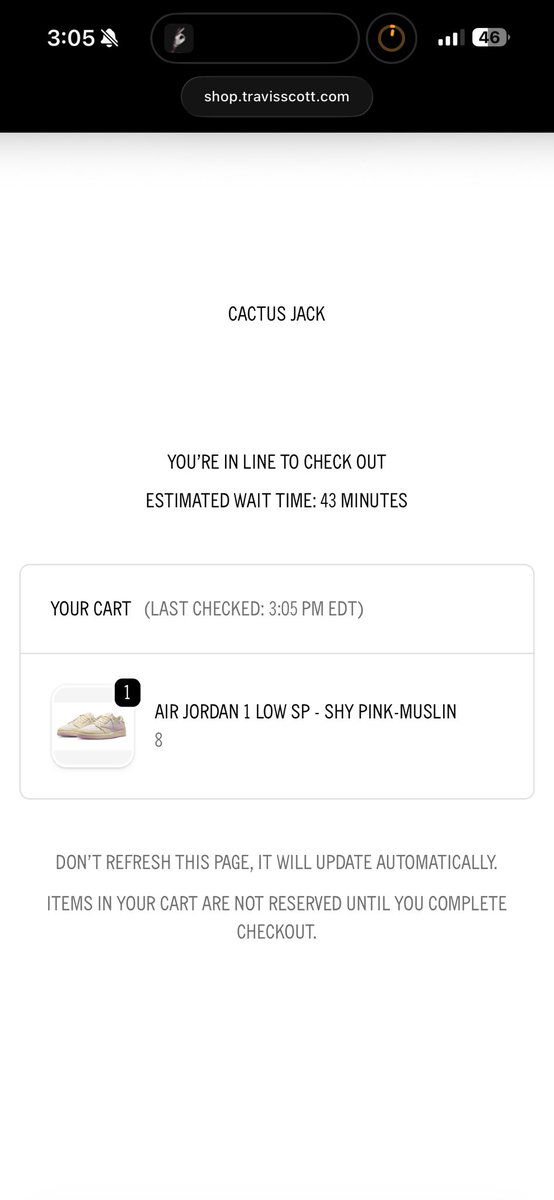JustUsKick's tweet photo. @SuperSwipe @Ose_cuervo @bri7519 Tried entering numerous times got in at 10:45pm, only to receive 2 Ls @trvisXX @SuperSwipe. What a day in the life of a sneakerhead. https://t.co/ttCLXjTCpv