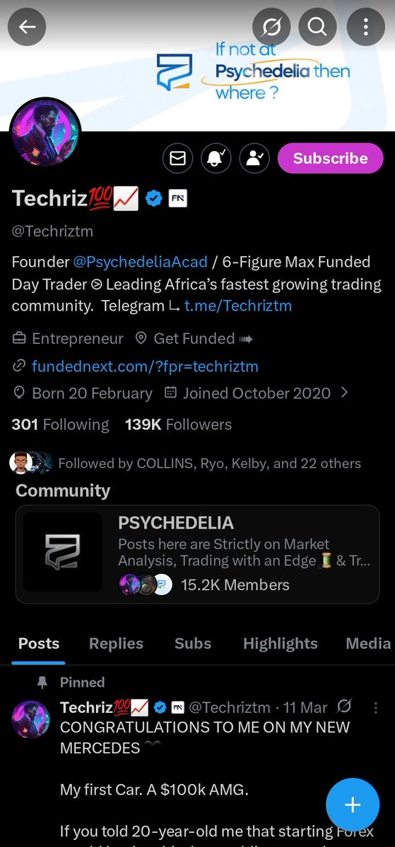 Maty_Benson's tweet photo. @Techriztm @PsychedeliaAcad @FundedNext Done https://t.co/rRSZ8YWqVs