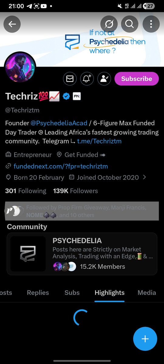 AGB_CS's tweet photo. @Techriztm @PsychedeliaAcad @FundedNext Done https://t.co/wGb90Pd7GT