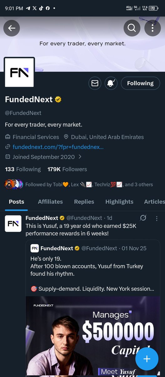 John_unique1's tweet photo. @Techriztm @PsychedeliaAcad @FundedNext Done sir ✅ https://t.co/DKPYPOwPBV