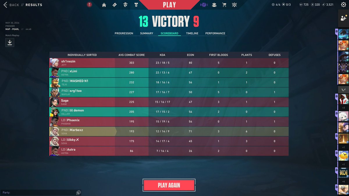 marbexz's tweet photo. 1-1 esta semana, mb por el performance pésimo que he tenido D: ggs a los rivales @SakuraAcademy_ https://t.co/fQUPyJGXi7