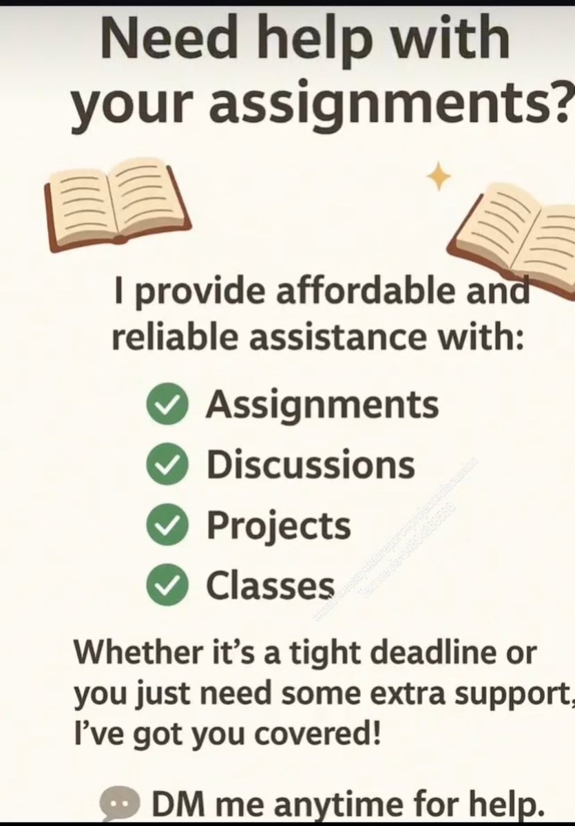WriterKristen's tweet photo. I help with assignments, exams and papers . 

Dm me for good grades https://t.co/bdVm4xBeUl