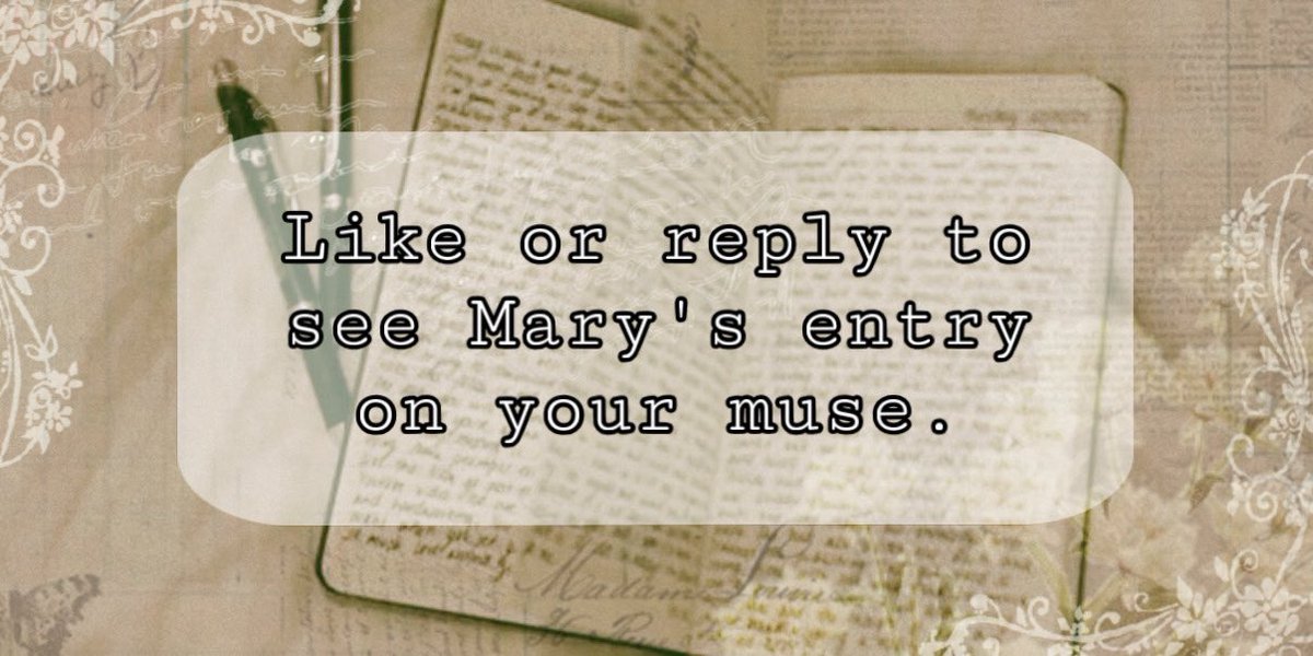 ladymarystein's tweet photo. [ OPEN INT. ]

🪡...    Seems Mary's left her journal open, sporadic sketches and cursive fill the pages.

.. Surely a small glance wouldn't hurt? https://t.co/ypFNi8chrH