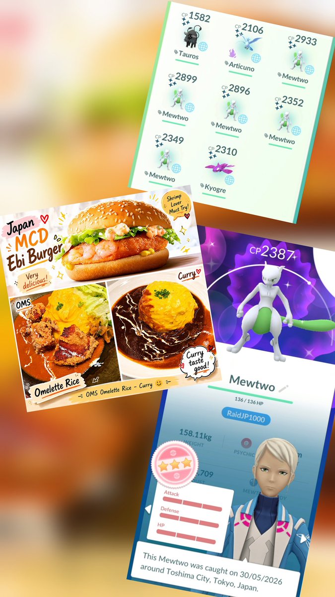 OceanChengEE's tweet photo. Day 11 — Japan Pokémon GO Challenge

🎯 Catch: 12334 (+3322) / 10K ✅
🔥 Raid: 749 (+363) / 1K
✨ Shiny: 148 (+76) / 100 ✅

Absolutely insane day

🔥 Shundo Mewtwo

Part of challenge goals completed
Tokyo GO Fest is built different

#PokemonGO
#Mewtwo
#Tokyo https://t.co/RP3KSbHUNC