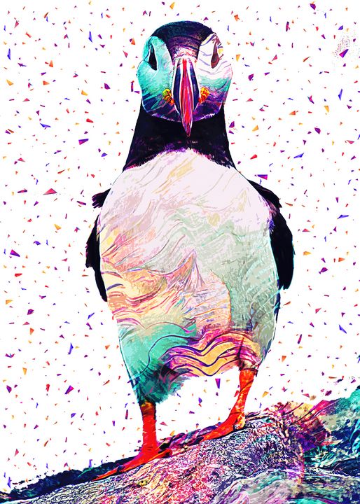 geekmeart's tweet photo. Art of the Day! "Penguin". Buy at: https://t.co/iNeXSctRLc https://t.co/1B53blviSR