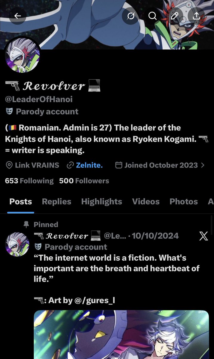LeaderOfHanoi's tweet photo. 🔫: 5. Hundred. FOLLOWERS‼️

I can’t believe I’m officially here and I cannot thank y’all enough! Absolute goats. https://t.co/8gsjQ4p450