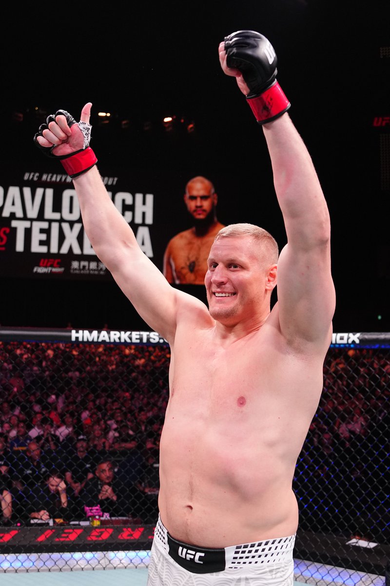UFC_Asia's tweet photo. STILL DANGEROUS! 😳

@SPavlovich13 continues to wreck havok in the heavyweight ranks! Who's next for the Russian heavy-hitter?

[ #UFCMacau | @GalaxyMacau | #GalaxyMacau | #GalaxyArena ] https://t.co/dZHFdTZoBy