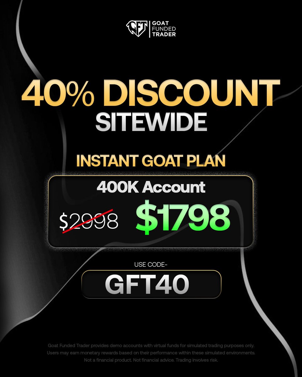 Goat Funded Trader tweet media