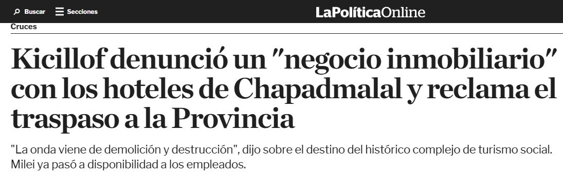 Verónica Magario tweet media