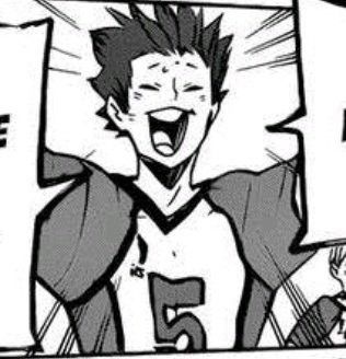 SketchyKarlitos's tweet photo. It's really funny that Tendou is mean and evil and cruel but most of the time he looks like this https://t.co/YuCHgy5fBM