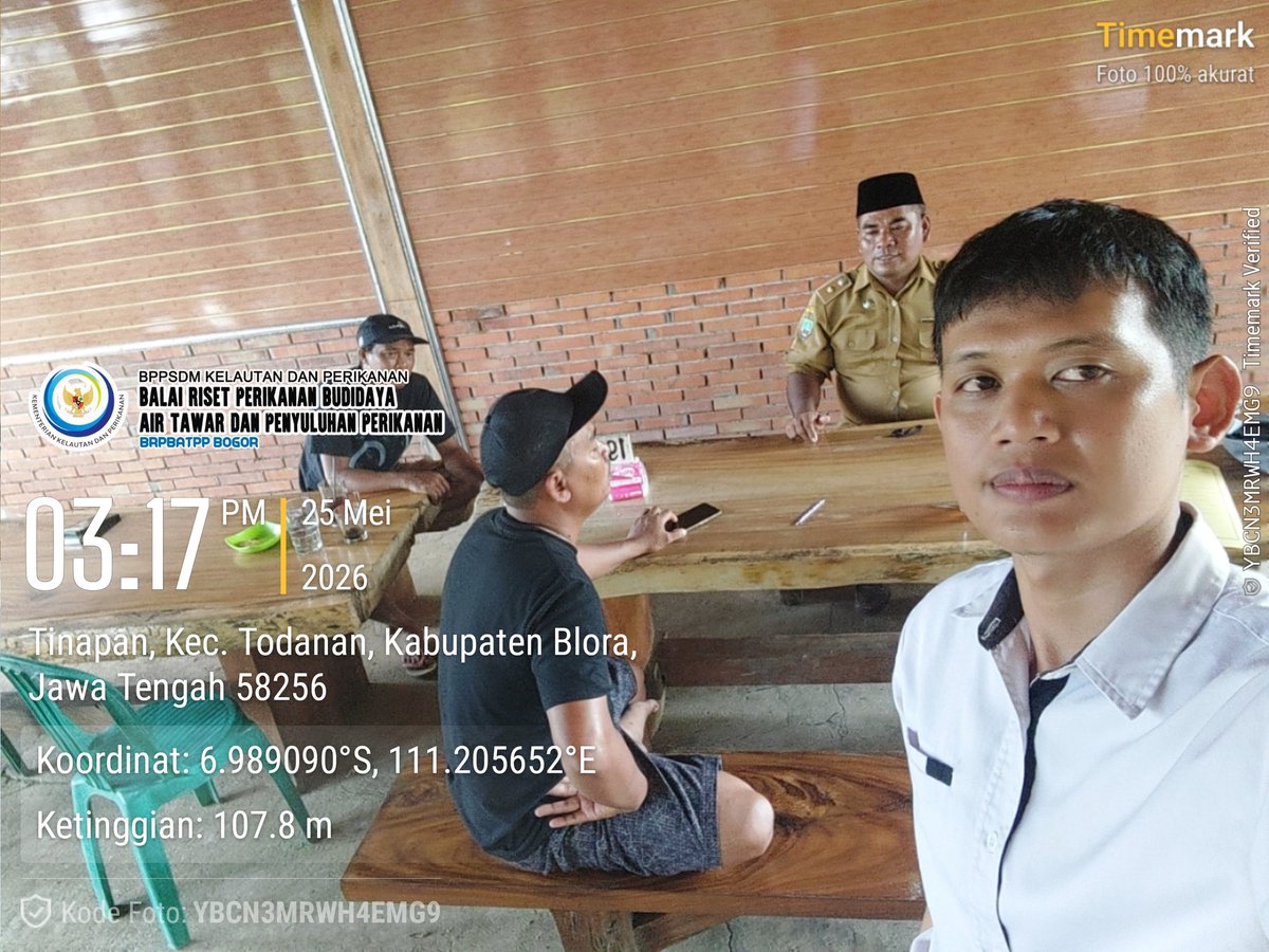 Firman_discuss's tweet photo. Senin(25/5/2026) Luhkan Blora Muhammad Firman melaksanakan Pendampingan Akses Informasi Program Prioritas KKP(Bantuan Budidaya Ikan Sistem Bioflok) di Pokdakan Lumintu Kabupaten Blora https://t.co/4UWfqkuXT8