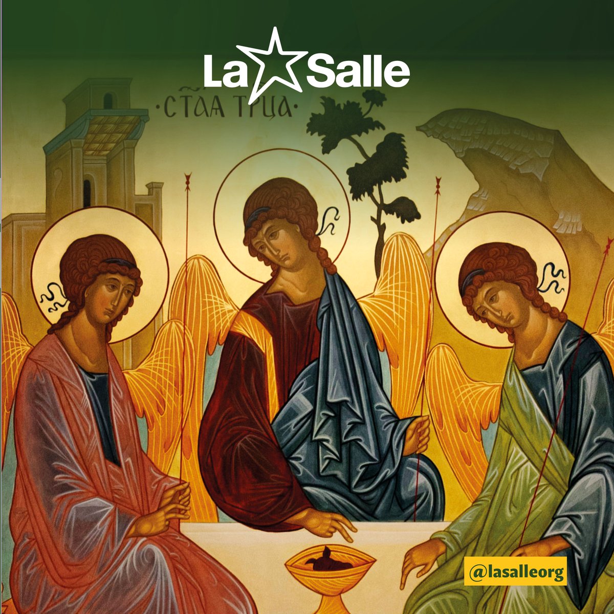 lasalleorg's tweet photo. ENG | It is through our faith that we are able to understand the perfect communion between the Father, the Son, and the Holy Spirit. As Saint John Baptist de La Salle writes in his meditations: “With good reason we can call the Holy Trinity the mystery of faith, because nothing but faith can throw light on this mystery (...) Other mysteries are accompanied by something tangible that gives our senses and our reason some help, but in this one neither senses nor reason find any assistance.”
