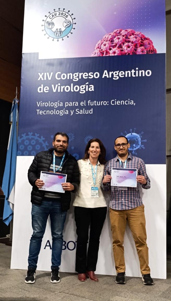 iabimo's tweet photo. Felicitamos a Pilar Plastine, Oscar Taboga y Victoria Alfonso por recibir el 1er premio CAV "Dr. Mariano Pérez Filgueira" y a Román González Mora y María Inés Gismondi por el 2do premio CAV otorgado por @Virologia_arg

Nos llena de orgullo que sigan dejando al IABIMO bien en alto https://t.co/uC3sjxzGak