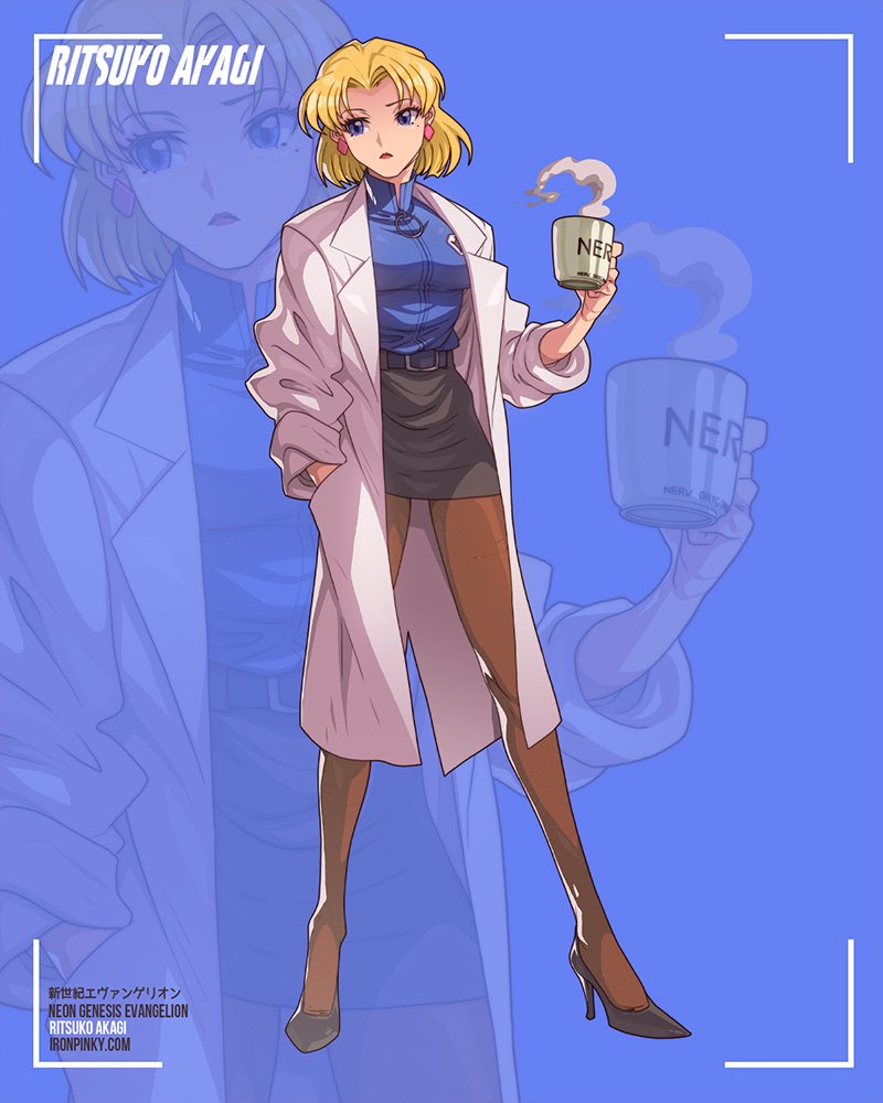 ironpinky's tweet photo. My Ritsuko sticker drawing. I don’t think she gets enough love #evangelion #ritsuko #ritsukoakagi #edwinhuang https://t.co/e69Fu1hCTx