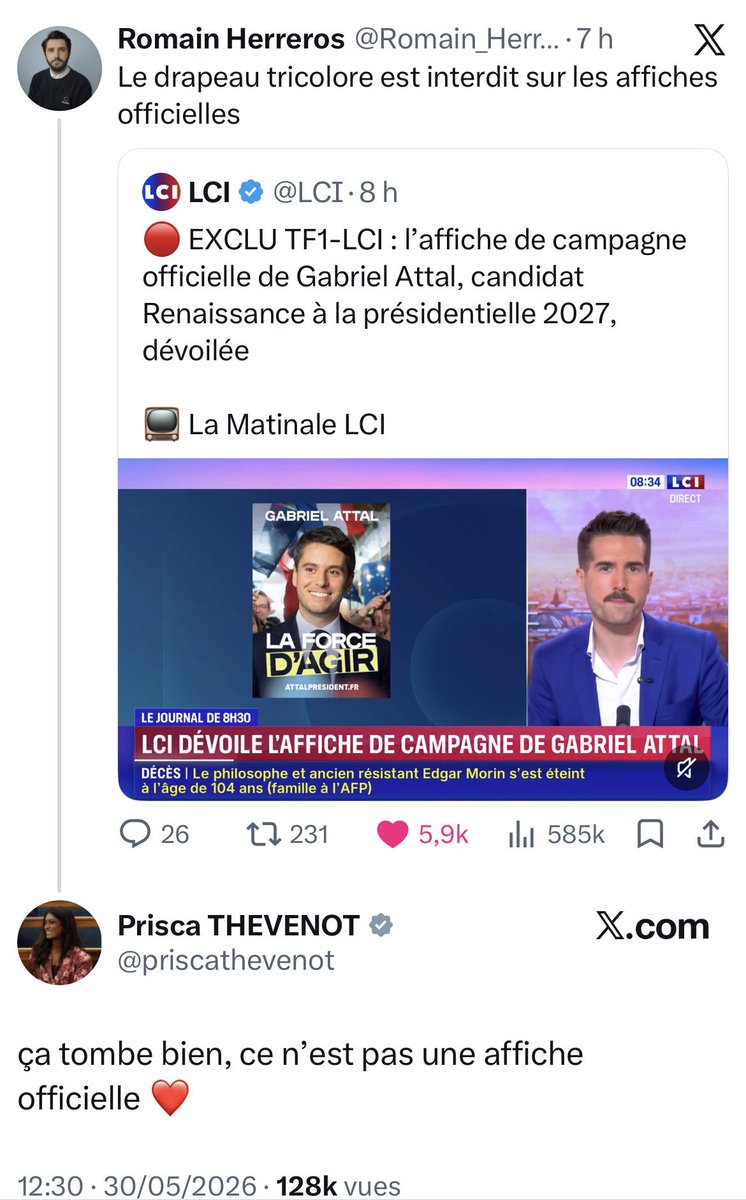 realmarcel1's tweet photo. Une affiche tellement pas officielle qu’on appelle LCI pour qu’ils en fasse une exclu sur l’affiche officielle dévoilée… https://t.co/7W38VFdo4R