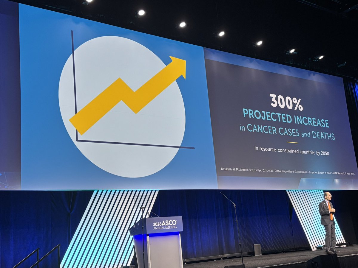 KVanLoonMD's tweet photo. #ASCO26 is focused on translating scientific discovery … to patient outcomes…to innovative approaches in different environments globally🌏. 🙌🏻 Thank you @ASCOPres for bringing this message front and center.  

EVERY PATIENT.
EVERY CANCER. 
EVERYWHERE. https://t.co/FaOfEUvdun