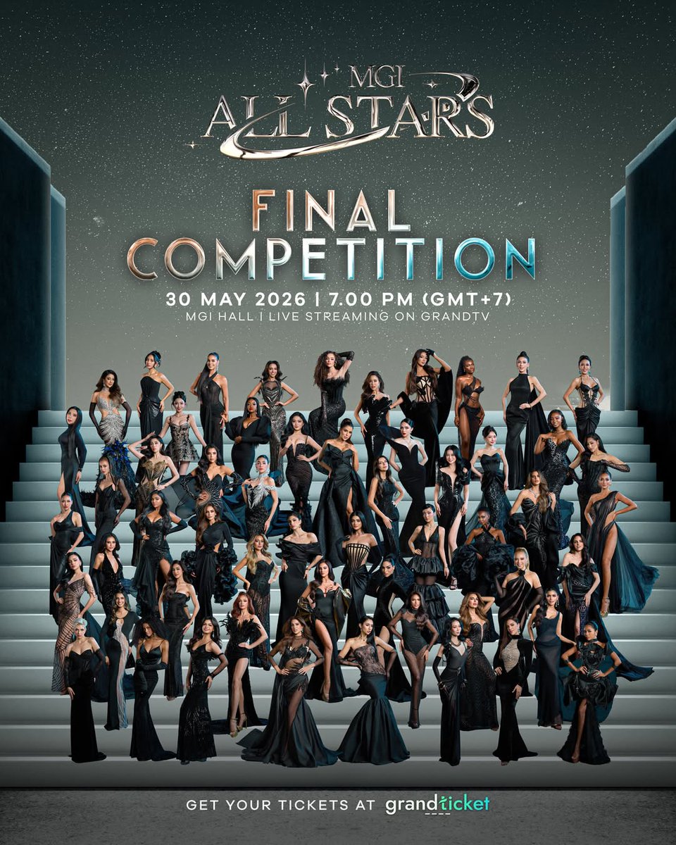 FantasyModels's tweet photo. Hoy la Gran Final del 𝐌𝐆𝐈 𝐀𝐥𝐥 𝐒𝐭𝐚𝐫𝐬 (1.ª edición). Apoyemos a SUHEYN CIPRIANI 🇵🇪  a ganar la preciada corona.

🗓️ 30 de mayo de 2026
⏰ A partir de las 19:00 (GMT+7)
📍 MGI Hall, Bravo BKK https://t.co/oyr95zq8g6
