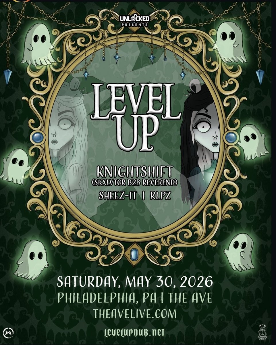Internetking14's tweet photo. .@levelupdub MAKES HER RETURN TO @TheAvePHL TONIGHT ALONG WITH KNIGHTSHIFT(@skxlvtormusic B2B @ReverendDubstep), SHEEZ IT, &amp; RLPZ 

LOW TICKET WARNING ⚠️ 

CLICK HERE FOR LAST MINUTE LIMITED TICKETS OR TABLE RESERVATIONS:
https://t.co/XjkjAbXVHj

18+ TO ENTER!!! https://t.co/6Hl1GXQSrO