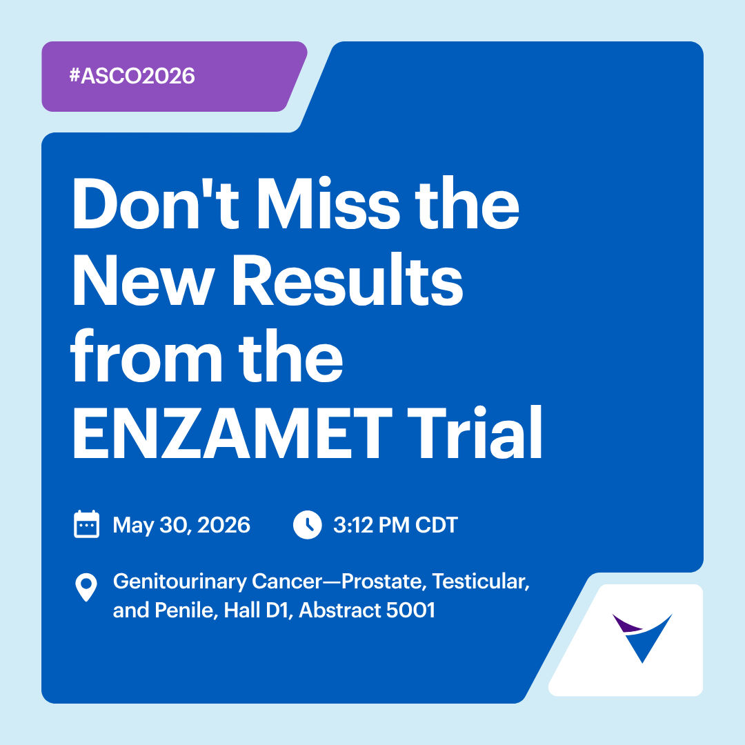 Veracyte's tweet photo. 🚨Happening this afternoon! 🚨

🎤  Hear the Latest Findings from the ENZAMET Phase 3 Trial

Christopher Sweeney, MBBS, South Australian Immunogenomics Cancer Institute, Adelaide University, will share the first look at new results from the ENZAMET trial, which assesses whether the Decipher® Prostate Genomic Classifier can predict benefit from adding chemotherapy to androgen deprivation therapy plus enzalutamide) for men with metastatic hormone sensitive prostate cancer.

| Session Details |

Session: Assessment of the ability of Decipher Prostate Genomic Classifier (DGC) >0.85 to identify patients who benefit from adding docetaxel (DOC) to androgen deprivation therapy (ADT) plus enzalutamide (ENZ): Level 1B evidence from the ENZAMET study

📅 Date / Time: Saturday, May 30, 2026, 3:12 PM CT

📍 Location: Genitourinary Cancer—Prostate, Testicular, and Penile, Hall D1, Abstract 5001

#ProstateCancer #ClinicalTrials #ClinicalResearch #PrecisionMedicine #CancerDiagnostics #OncologyResearch #DecipherUrologicCancers