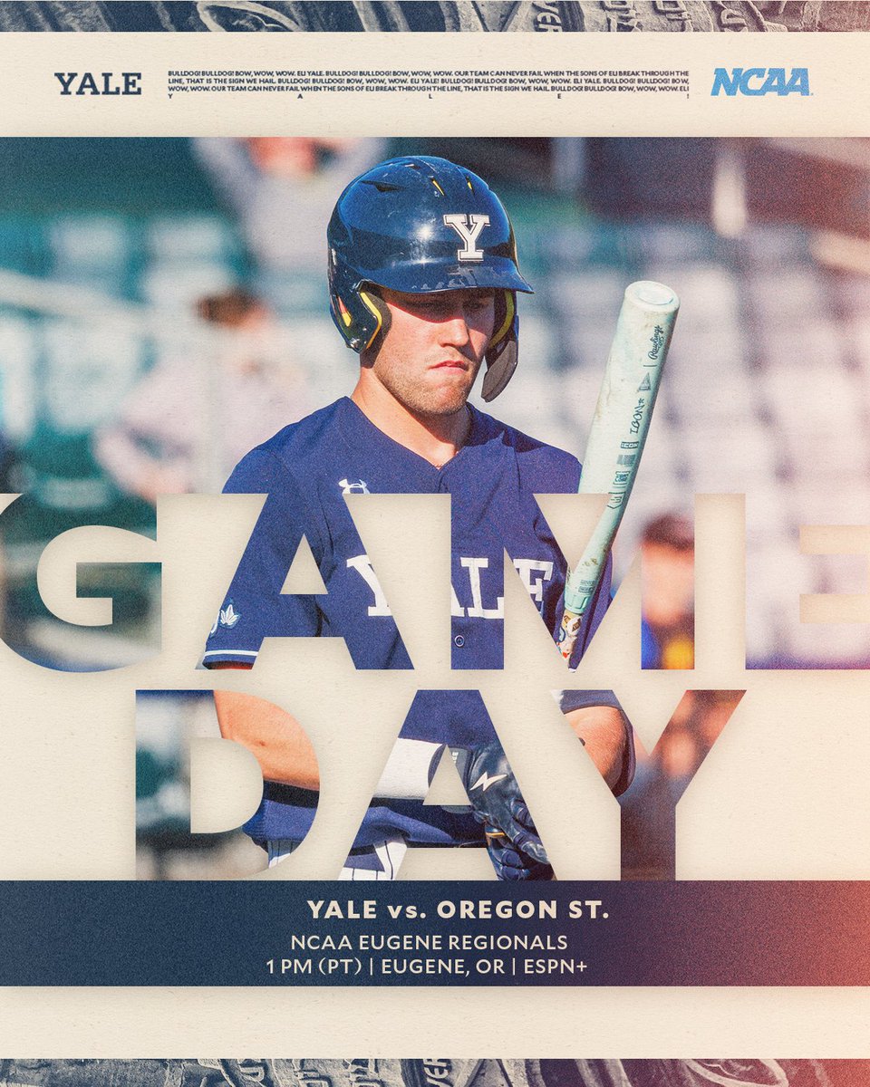 YaleBaseball's tweet photo. The fight continues 👊

📊 https://t.co/eBMaxrgSB5
📺 https://t.co/99yNH3AUjU

#ThisIsYale https://t.co/XImL5wRp7x