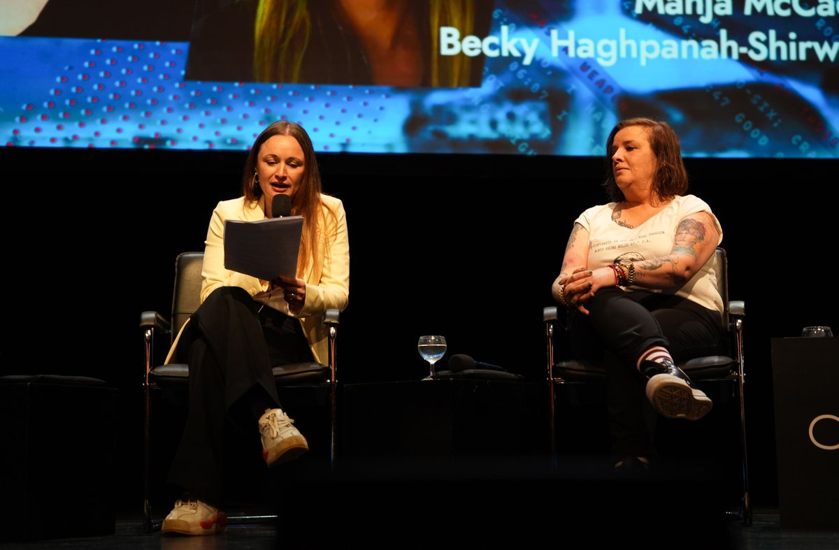 disruptberlin's tweet photo. EXPOSING CRIMES IS NOT A CRIME: The Real-World Consequences of WikiLeaks 
📸 Highlights of our sixth panel Art as Evidence &amp; Resistance (March 21, 2026), moderated by Becky Haghpanah-Shirwan. https://t.co/XNMYGUc9Hv