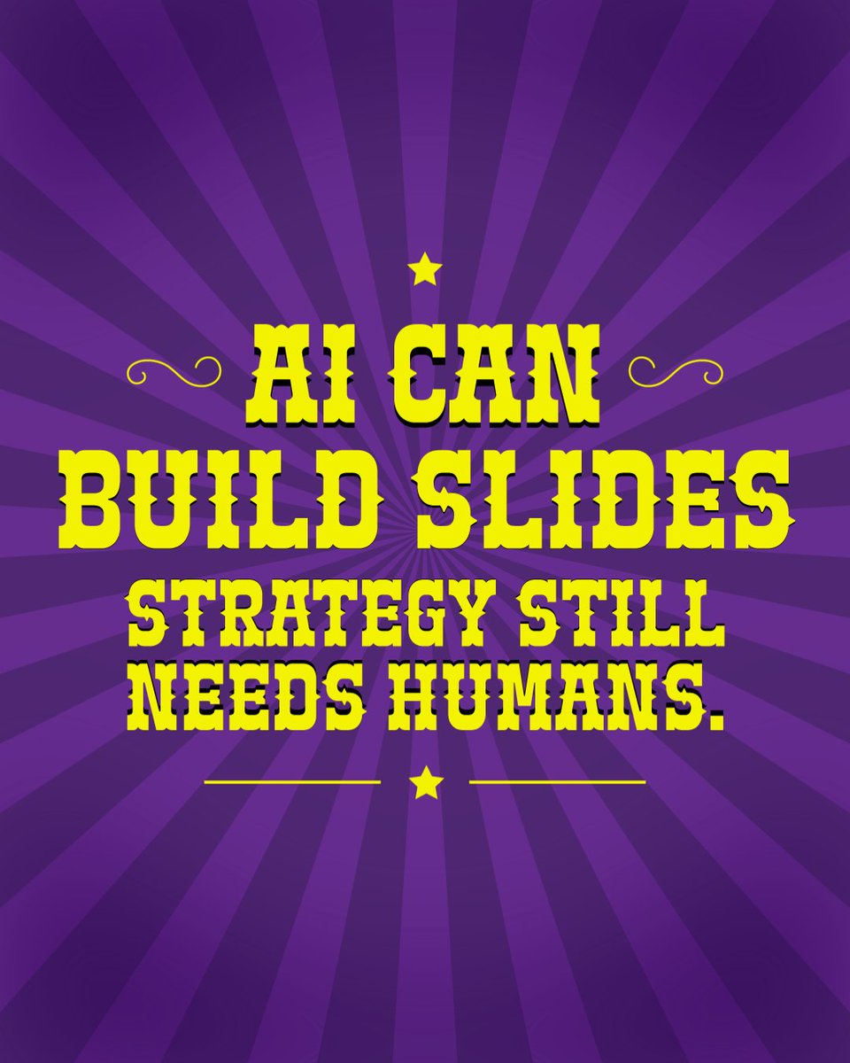 dpshowsj's tweet photo. AI can generate content.

Presentations.
Videos.
E-books.
Social.

But it doesn’t know
what’s worth creating.

That part?
Still yours.
🎪 
#JoinTheCircus 
#TheDogAndPonyShow https://t.co/2a9Pyb12Bl