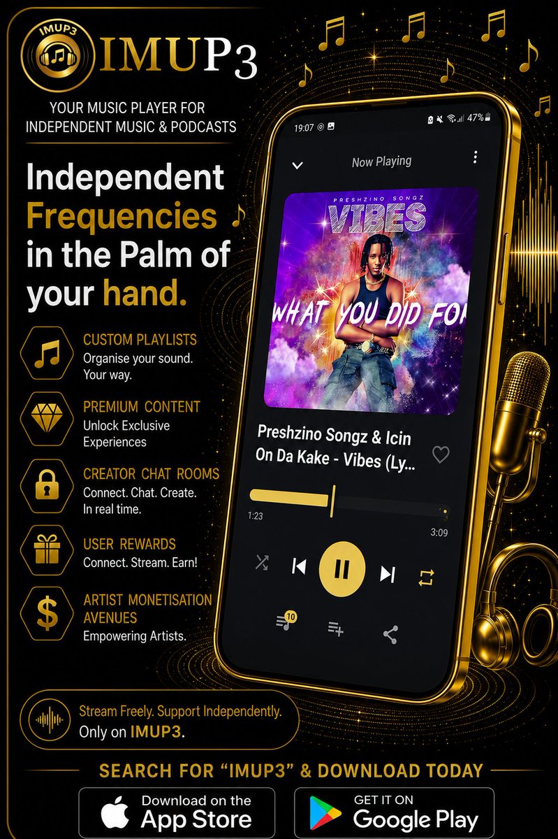 IMUTV_tv's tweet photo. Big news from the IMU Ecosystem! 😲🔔

Our sister platform @IMUP3__ is NOW LIVE on the Apple App Store! ✅️🍏

The future of streaming independent music, podcasts, & Media NFTs is officially here. 💥💃

Independent artists + fans now have a dedicated music player to call their own! 📱🎧

IMUP3 Highlights ⚡️👇
🎬 Exclusive Content & Drops
💿 Custom Library & Playlists
🚀 NFT Playback & Playlists
💎 User Rewards Program
🎫 NFT Gated Content & Tokenized Access

If you're a fan of IMUTV, you need IMUP3 in your arsenal. 🔐

👇 Download IMUP3 Today 👇
Search “IMUP3” on the App Store / Play Store or tap the link in the comments below! 🔗

Drop 5 stars & leave a review to help us amplify the frequencies! 💥🚀
⭐️⭐️⭐️⭐️⭐️