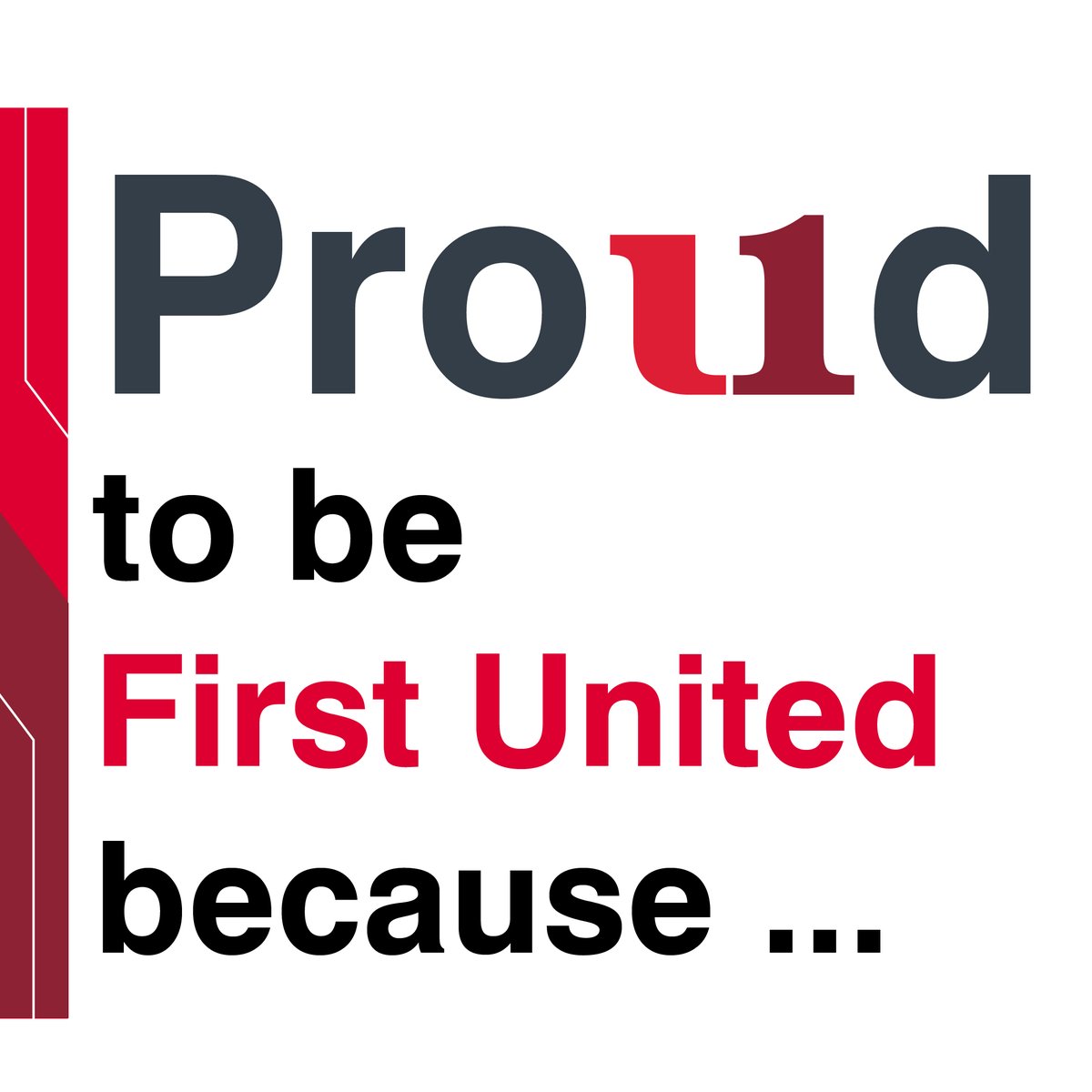 MyBank's tweet photo. Proud to be First United because ...
"It allows for a work-life balance. They truly believe that home life is just as or more important than work life."
- Rebecca Rohrbaugh, Credit Risk Monitoring Specialist

Want to join our team?
👉 Apply now at https://t.co/gmHafGXYNa https://t.co/dLvFB116c5