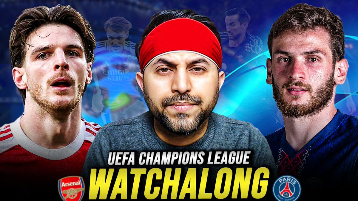 miranic91's tweet photo. ⚽ Arsenal vs PSG
🔭 Champions League Final, Watch-along

https://t.co/BKrOs3910n

#Arsenal #PSG #PSGARS #UEFAChampionsleague https://t.co/qvr21ZxL8d