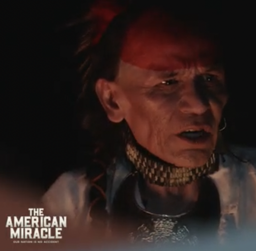 PattOfEvidence's tweet photo. This Chief watched George Washington escape an attack that nobody should have survived. He confronts Washington in a touching scene in the movie THE AMERICAN MIRACLE. Watch it today.. https://t.co/AaMZmsMCq4
#AmericanMiracleMovie https://t.co/ddBLnLKLIp