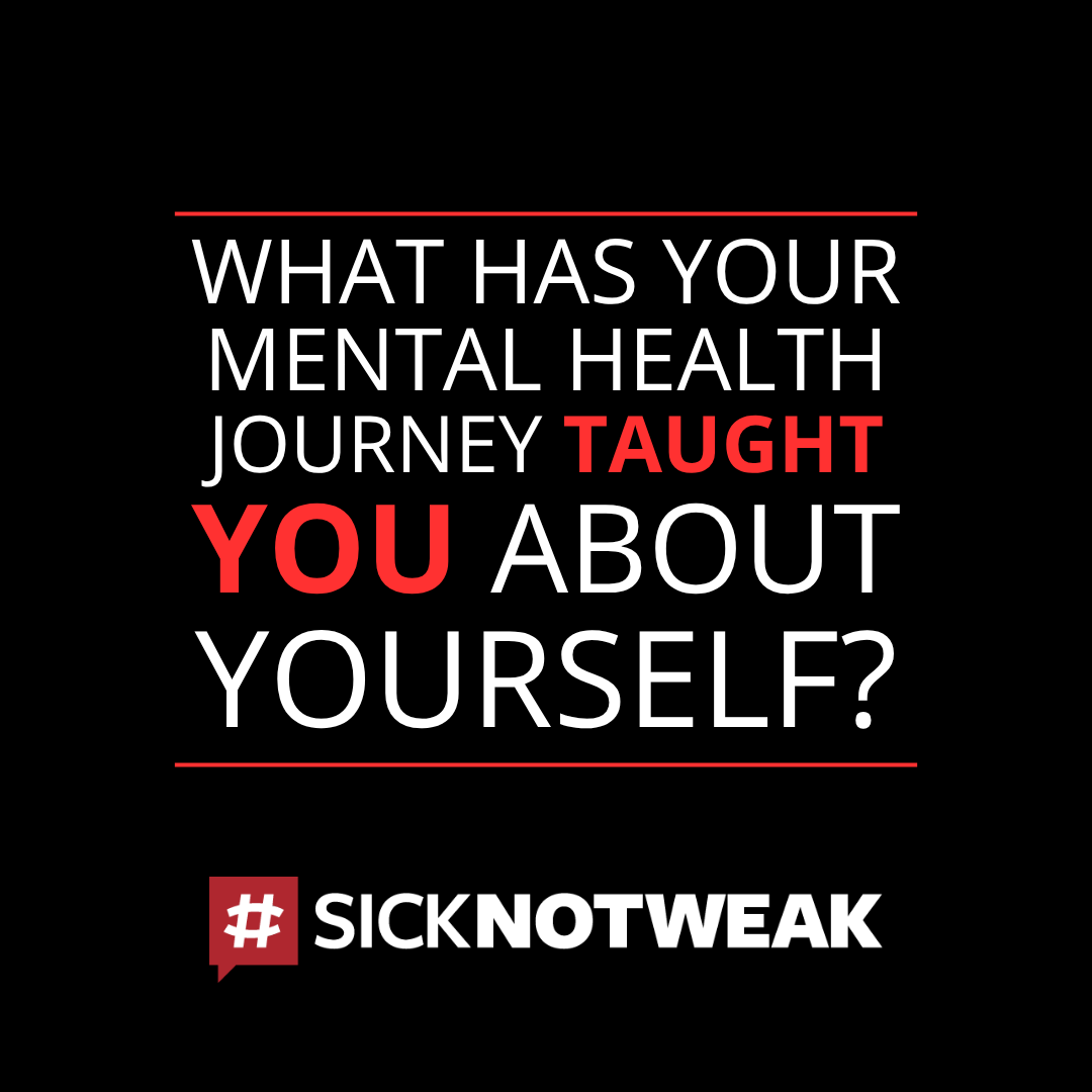SickNotWeak's tweet photo. Your mental health journey changes you.

It can reveal your strength, your limits, and what you truly need to take care of yourself.

What has it taught you about yourself?

Share below - your story might help someone feel less alone. 💙

#SickNotWeak #YouAreNotAlone #Journey https://t.co/HUH3xq6c2o