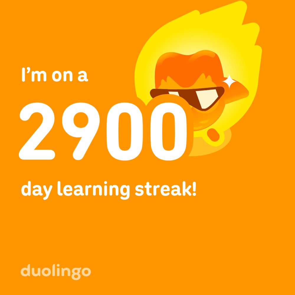 TheToddTime's tweet photo. A Nice Round Number!

Today's language was Hebrew :)

Learn a language with me for free! Duolingo is fun, and proven to work. Here’s my invite link: https://t.co/0tBI0ystno https://t.co/80UkJBfavi