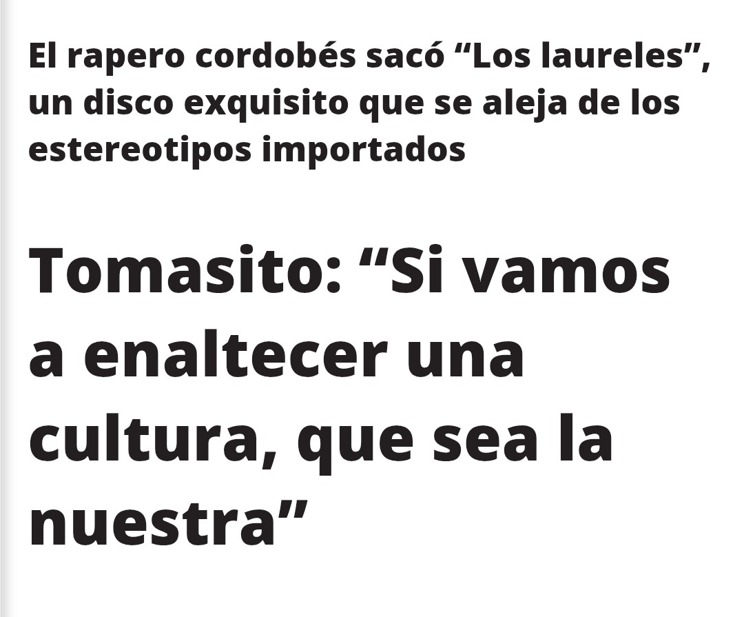 vaderedrum's tweet photo. Salió la nota que hicimos con Tomasito. Hace unas semanas nos juntamos para charlar de su disco Los laureles, las dificultades que implican hacer rap en Córdoba, hacer un álbum como trabajo de tesis y la distancia con el mainstream. Link debajo. https://t.co/AsIy3noFjx