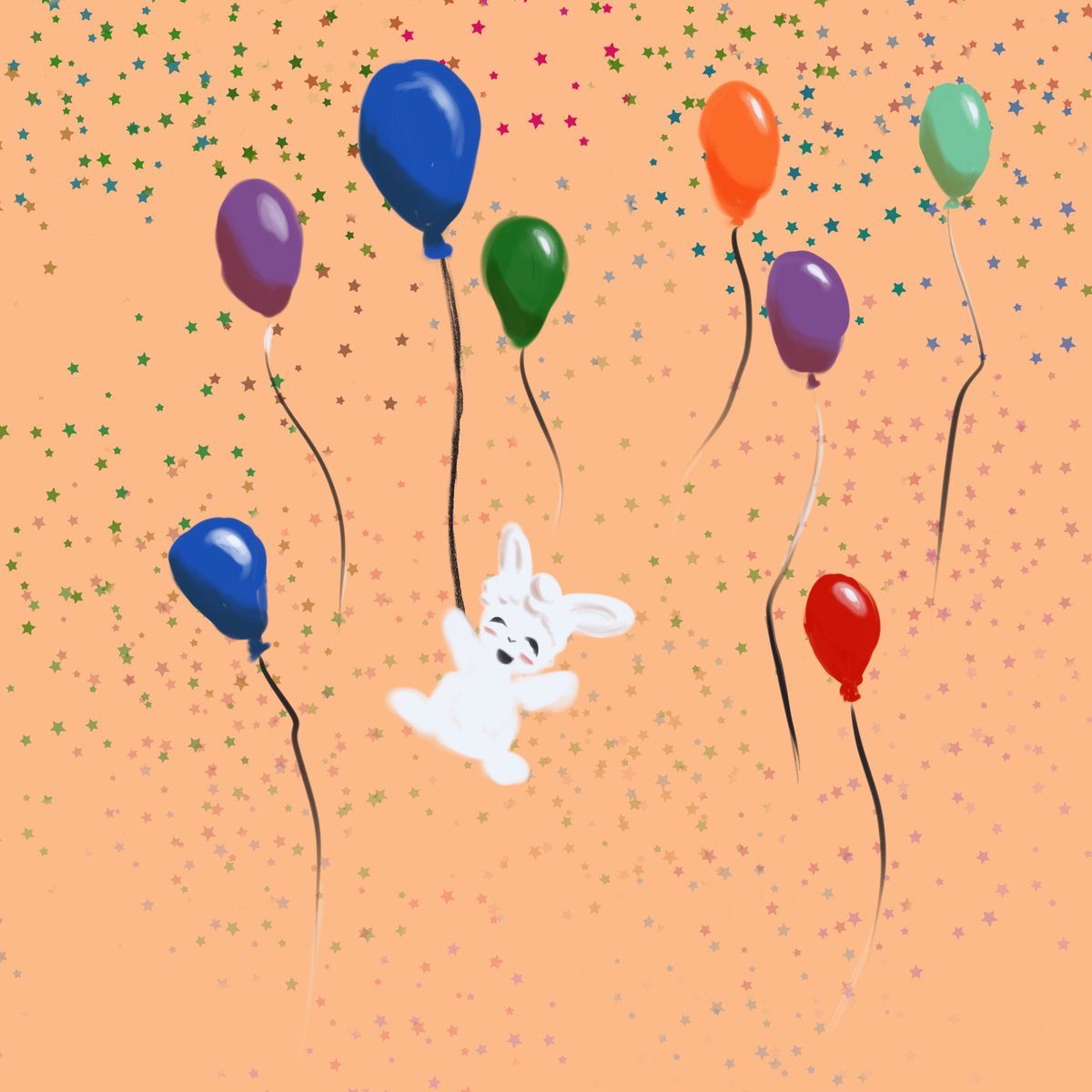 GoodMorningBun's tweet photo. Eeee da ballon's attack meeee ! Pwiiiiii https://t.co/f52PcAk91n