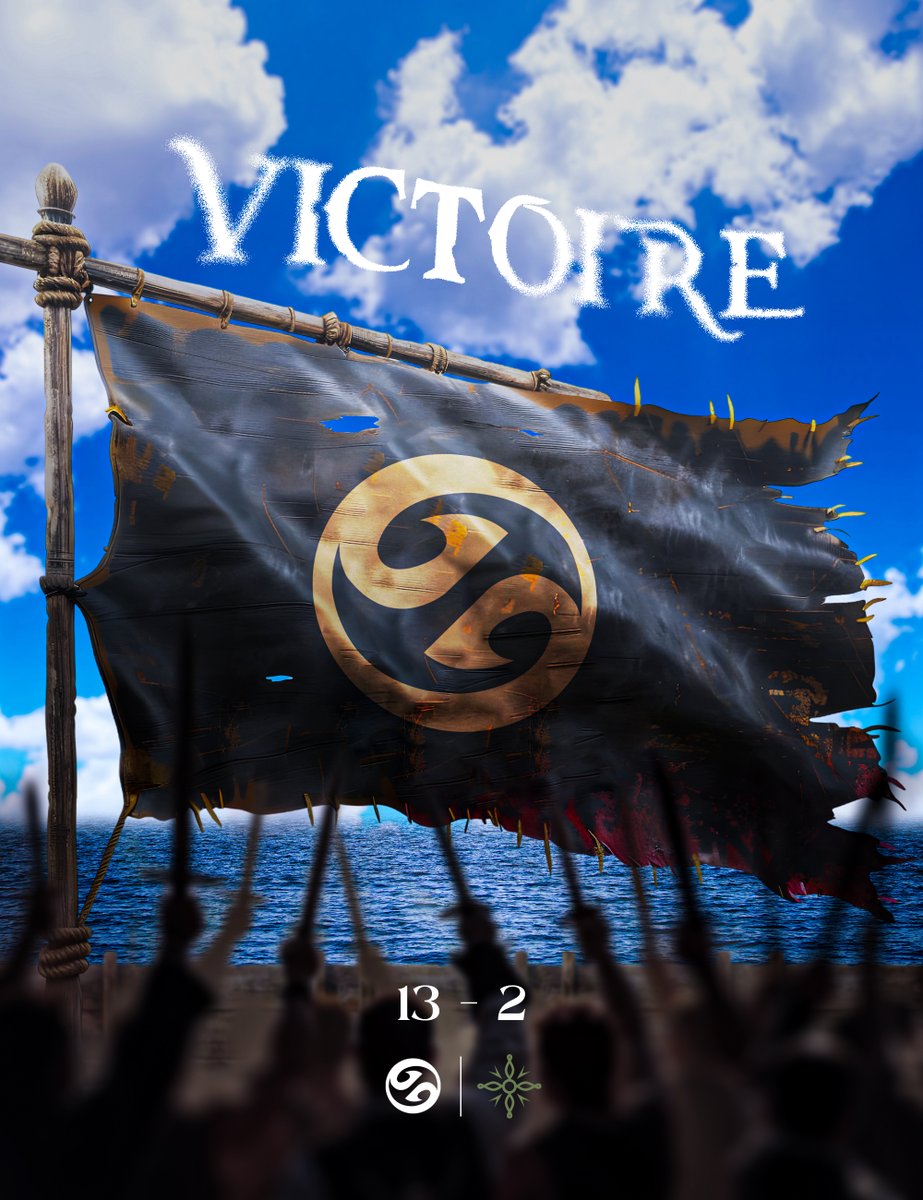 HooK_Esport's tweet photo. @ArtemisFRB - 𝗠𝗔𝗧𝗖𝗛 #5    

Notre équipage termine de la meilleure des manières cette journée..☺️

Gg 🤝 #ForVictory

#HKWIN https://t.co/6b6eqr5uoH
