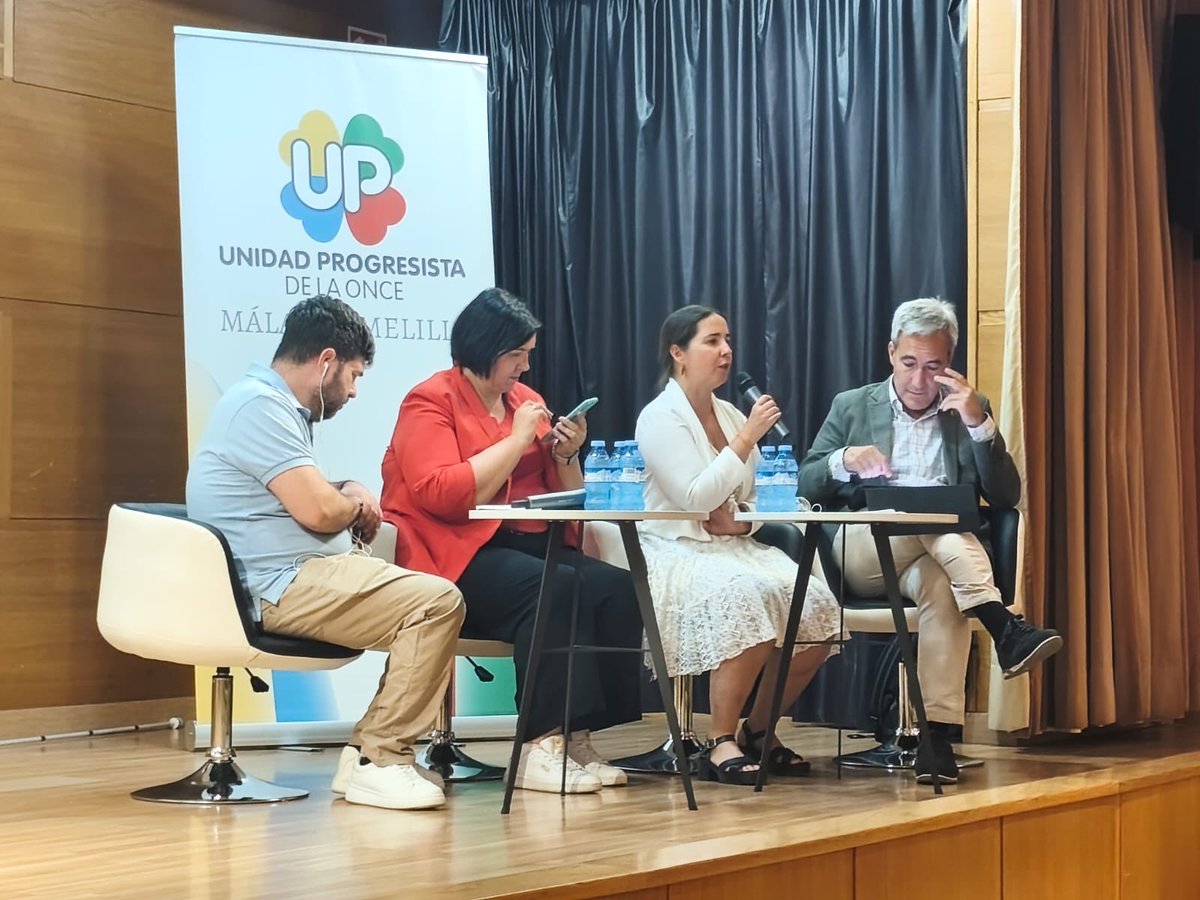 UP_ONCE's tweet photo. Este sábado, UP Málaga-Melilla celebró su asamblea con la participación de Alejandro Oñoro, Consejero Delegado de ILUNION. La jornada finalizó con un almuerzo de productos de la Costa del Sol. #SomosdeUP https://t.co/Cvf6IYQZLk
