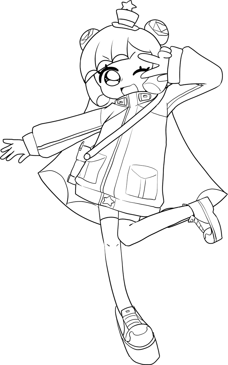 ama_flat's tweet photo. なんかぷにる描いたら異様に線キレイに仕上がったので誰か塗ってください。私以外が塗ったらどうなるのか見たい https://t.co/FCC8HyWaJR