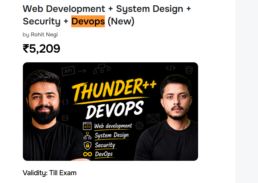 sudoAgni's tweet photo. hearing the keyword "devops" just excites me, tbh, so I went to check what they're offering. and tbh, I was stunned by their devops timeline xD.

btw, found some other interesting stuff on the landing page too 👀 https://t.co/jNF8HHRxjP