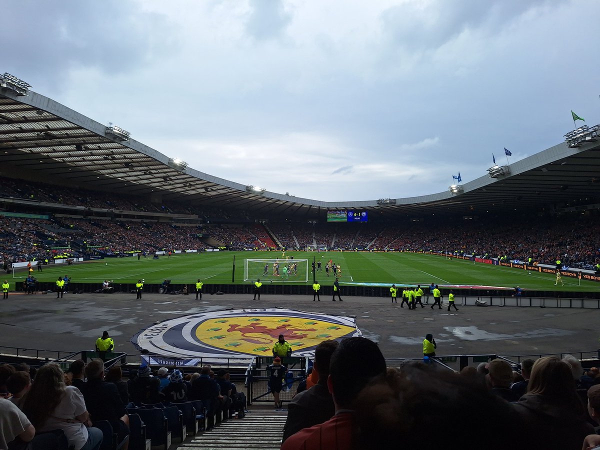 ManchopperBlog's tweet photo. Had a good day out today visiting Scotland's national stadium as #Scotland saw off #Curacao 4-1 in their World Cup send-off.

Curacao were certainly hamstrung by the red card, but looked a competitive side aside from that. Scotland, with players missing, echo this. #groundhopping https://t.co/e3F4eGLjHI