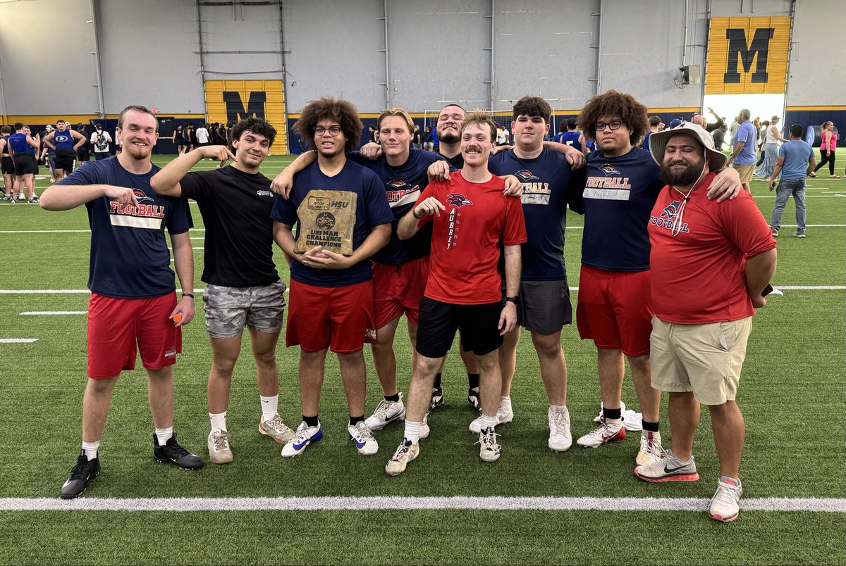 BurlesonHSU's tweet photo. CONGRATS to the North Texas Area STATE LineMAN Qualifier Challenge D2 Champions Aubrey Chaparrals   
 @AubreyRecruit  #BigBodies #BigBodyBusiness @BigBodyBusines1 @HSUCowboys https://t.co/lzBgXTYcK3