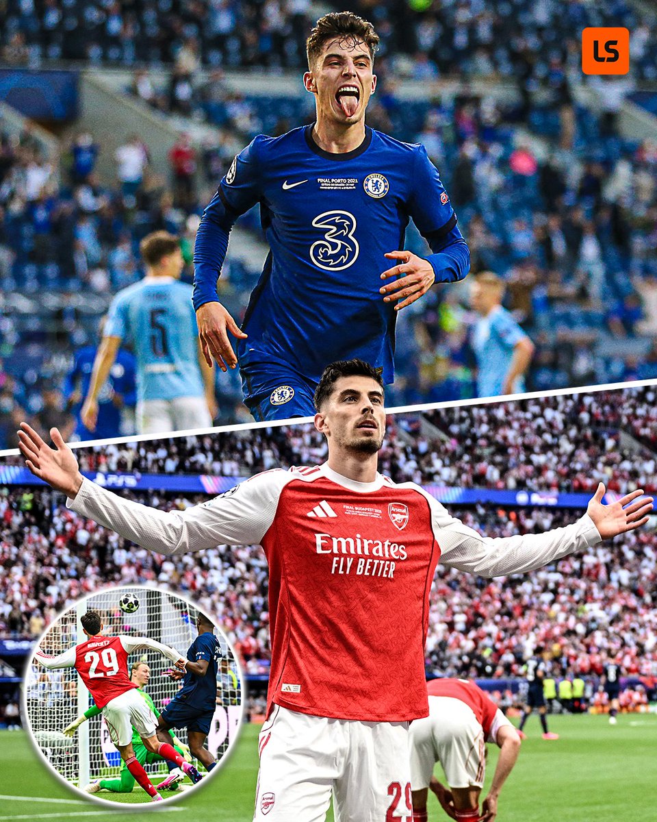 livescore's tweet photo. Kai Havertz and Champions League finals 😍🔥

Name a better duo 👀 https://t.co/qfvoMF8h5L