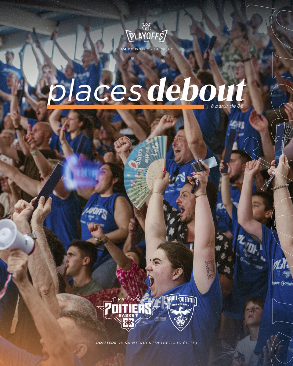 pb86officiel's tweet photo. 𝐔𝐧𝐞 𝐧𝐨𝐮𝐯𝐞𝐥𝐥𝐞 𝐟𝐨𝐢𝐬 𝐚̀ 𝐩𝐥𝐮𝐬 𝐝𝐞 𝟐𝟐𝟎𝟎 🤩

🚨 Les places debout sont ouvertes depuis ce midi, c’est votre dernière chance de vivre notre belle face à Saint-Quentin et pousser derrière nous.

🎟️ La billetterie 👉 https://t.co/MdqOBIQGqE

#GoPB👊 https://t.co/Jlt3Q2jvP5